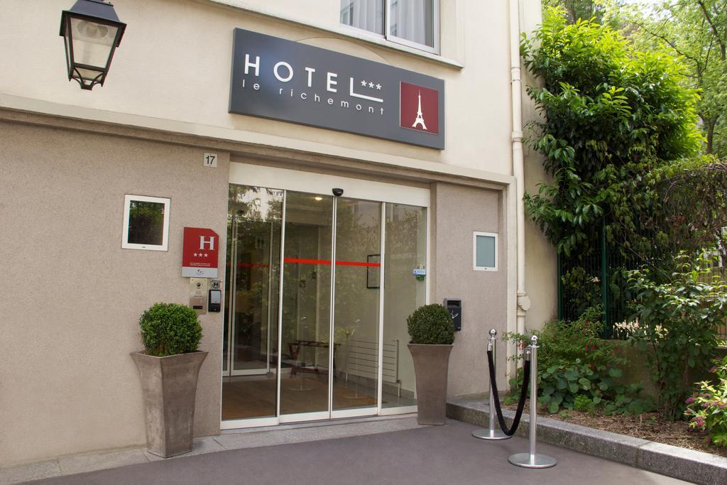 Hotel Le Richemont Paris Exterior foto